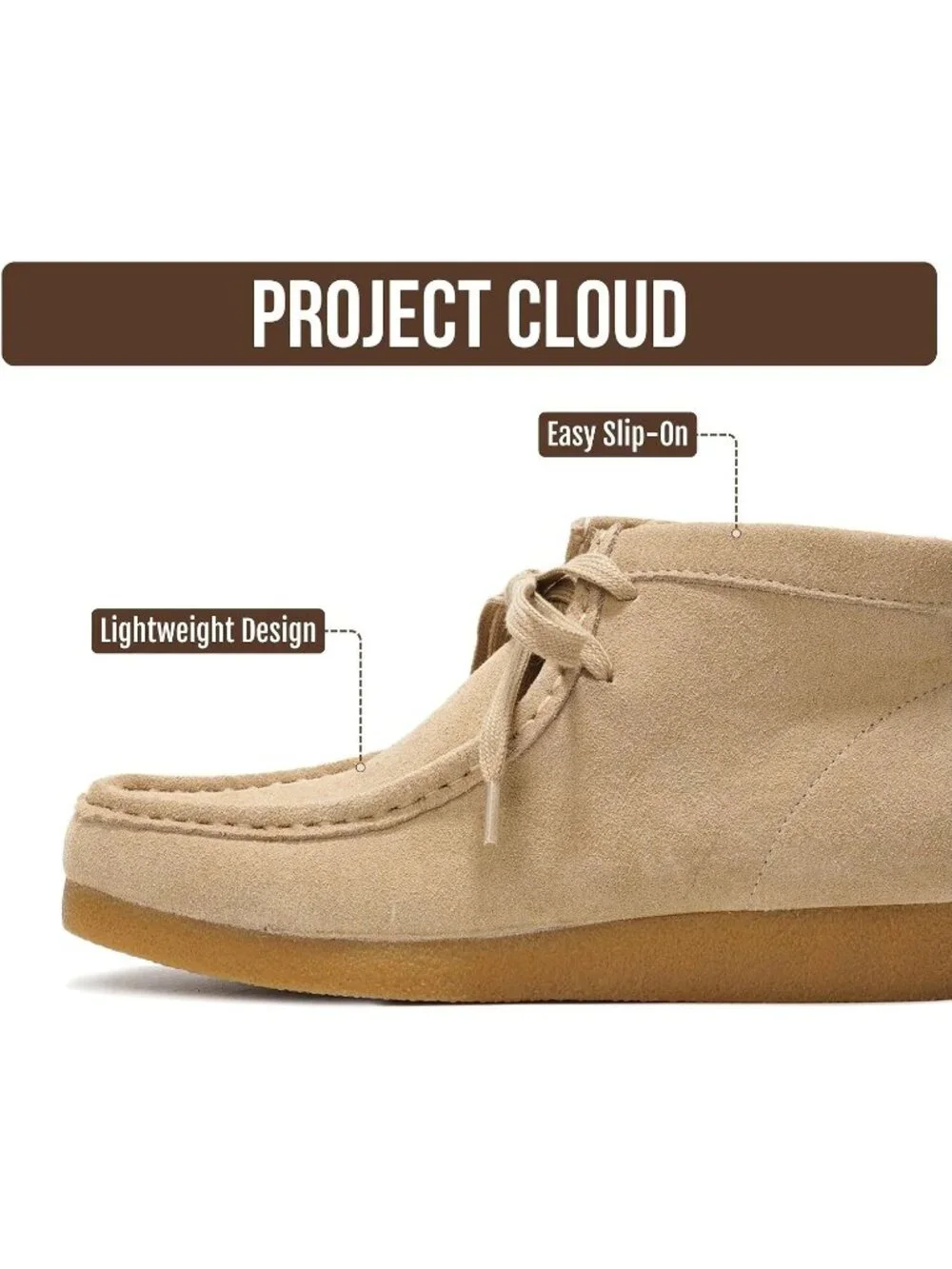 Women's Wheat Genuine Leather Comfortable Non-Slip Memory Foam Ankle & Booties